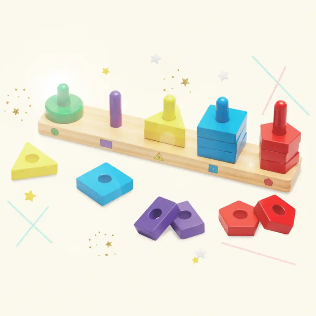 Realizzazione in legno resistente per anni di gioco.