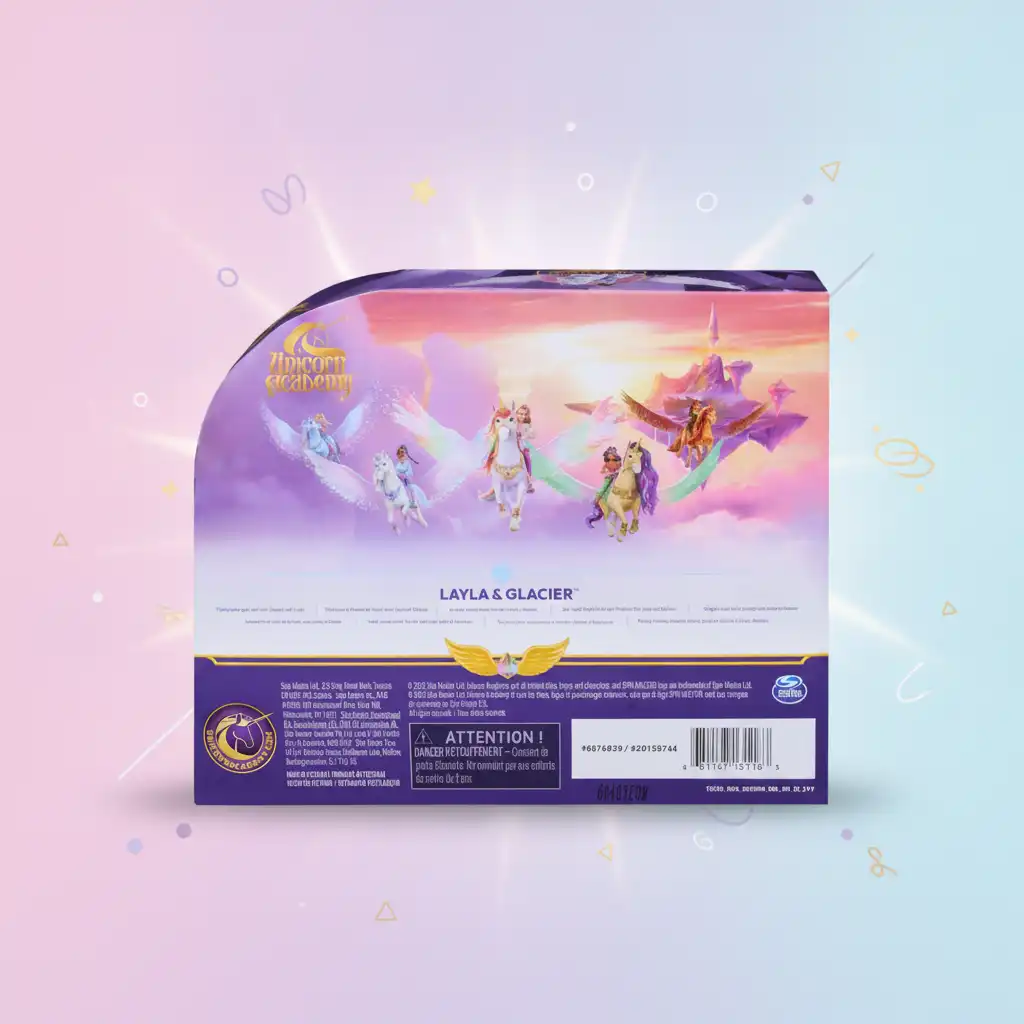 Dettagli precisi e lavorazione di qualità degli eroi di Unicorn Academy.
